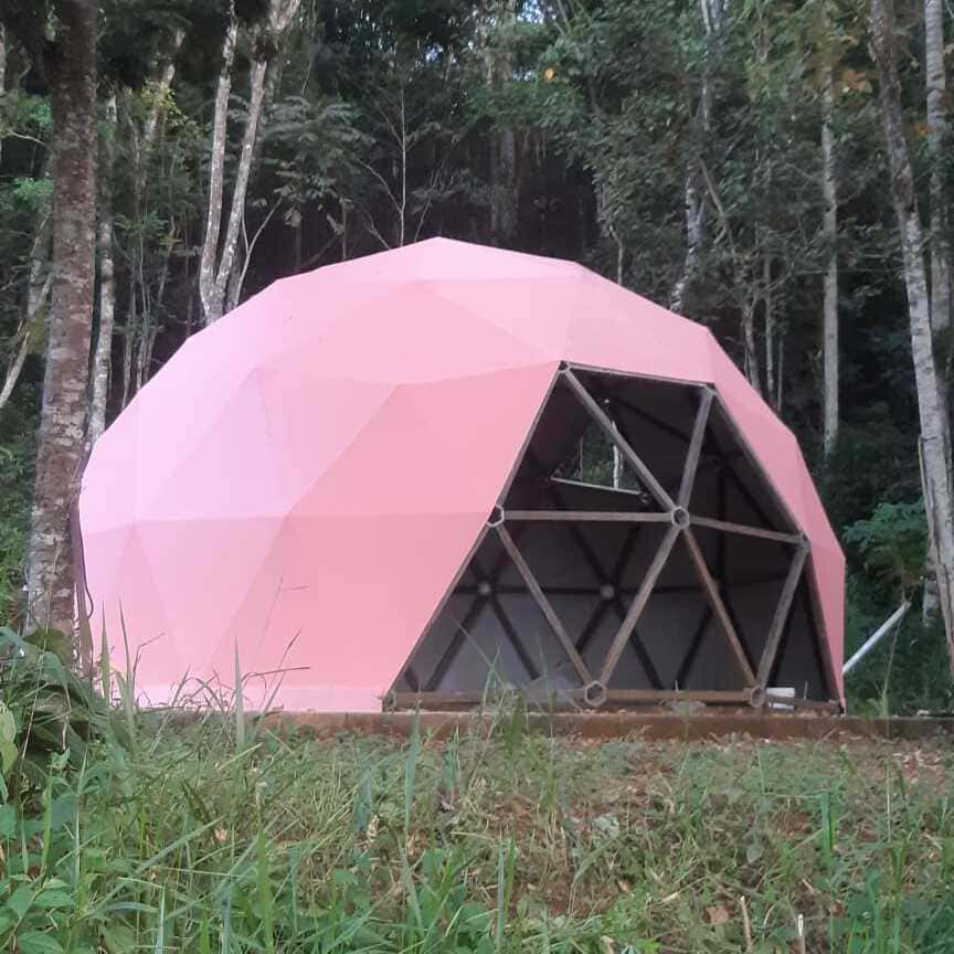 cúpula geodésica estrutura geoésica construtor de domo geodésico